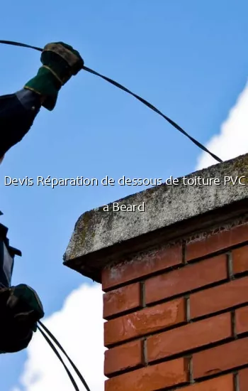 Devis Réparation de dessous de toiture PVC a Beard