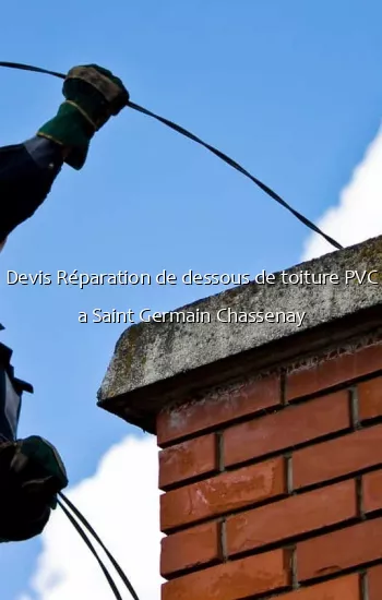 Devis Réparation de dessous de toiture PVC a Saint Germain Chassenay