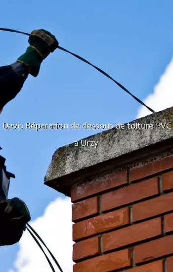 Devis Réparation de dessous de toiture PVC a Urzy